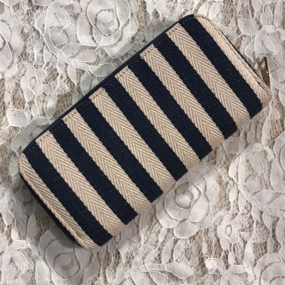 Striped wallet